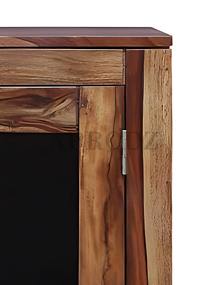 Bookshelf | Sheesham Wood Durable & Stylish Wooden Storage Organizer | Shelves Bookcase Rustic Elegant for Home Office Living Room | Compact Design Furniture Organizer (Brown 4)