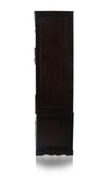 Solid Teak Wood 2-Door Wardrobe with Hanging Rod and Shelves | Premium Wooden rah