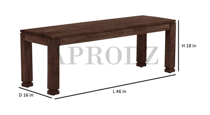 Sheesham Wood Salvador 6 Seater Dining Table Set with 1 Bench and 4 Chair for Home | Dining Furniture