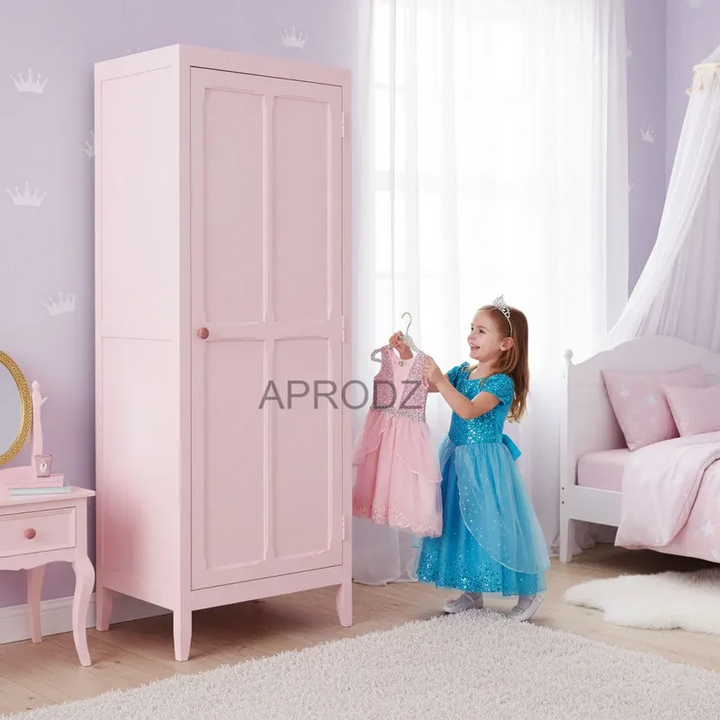 Translation missing: en.Mango Wood Single Doors Multipurpose Storage Wardrobe for Living Room | Grey 