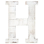 Decorative Wood Letters - H 