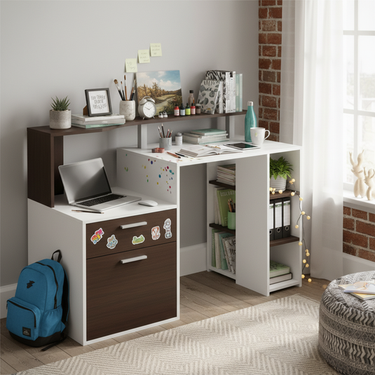 Translation missing: en.Solid Mango Wood Study Desk Table for Home and Office 