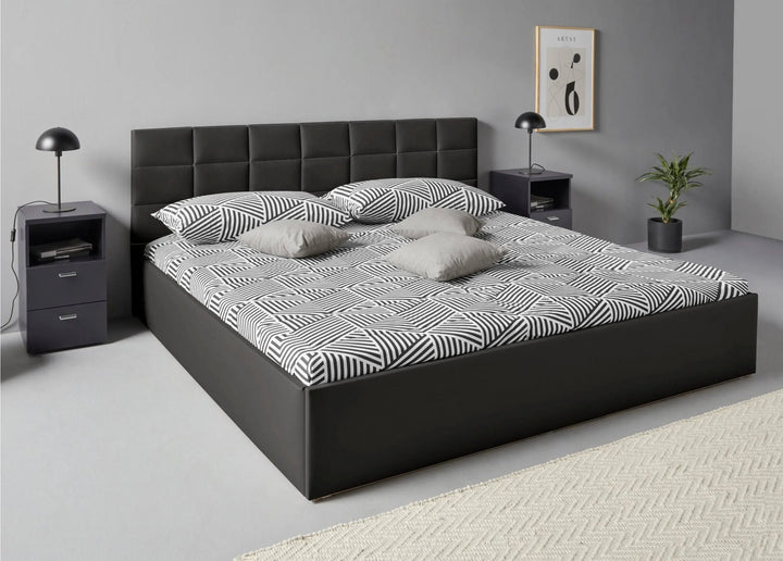 Translation missing: en.Upholstered Single Size Bed with Box Storage 