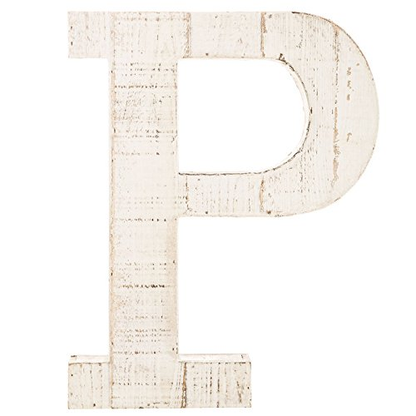 Decorative Wood Letters - P