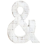 Decorative Wood Letters - & 