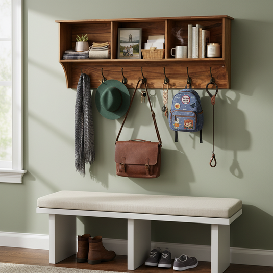 Translation missing: en.Plata Sheesham Wood Modern Storage solutions Cubby Shelf 
