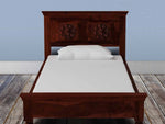 Sheesham Wood Without Storage Danik Single Size Bed for Bedroom Stylish | Honey Finish
