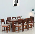 Sheesham Wood Durque 8 Seater Dining Table Set for Home | Dining Furniture 