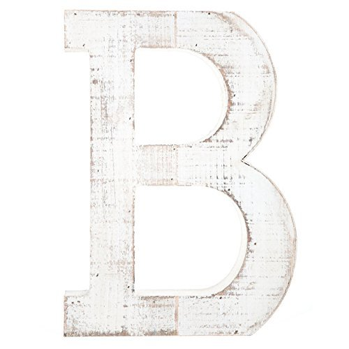 Decorative Wood Letters - B