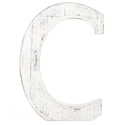 Decorative Wood Letters - C