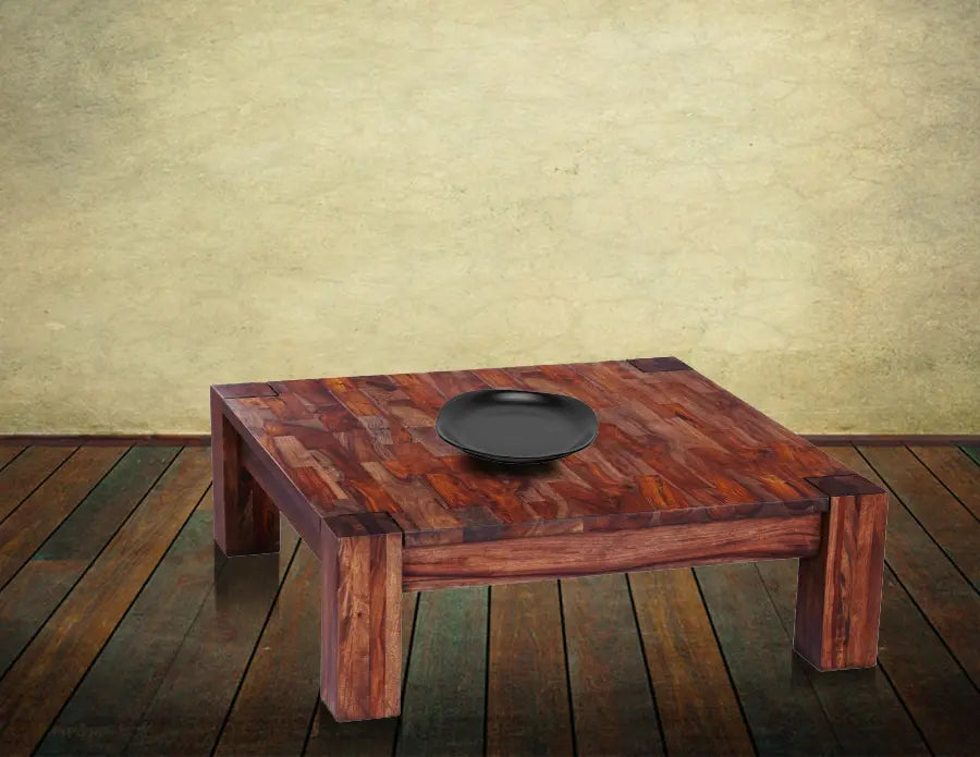 Sheesham Wood Fergana Stylish Coffee Table for Living Room | Center Table for Home | Brown Finish 