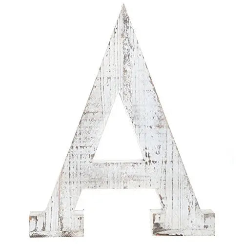 Decorative Wood Letters - A 