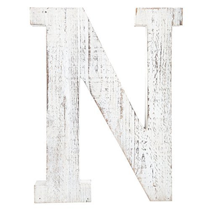 Decorative Wood Letters - N