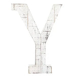 Decorative Wood Letters - y 