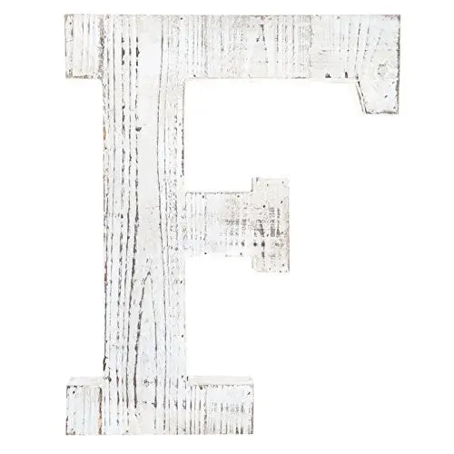 Decorative Wood Letters - F 