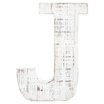 Decorative Wood Letters - J 