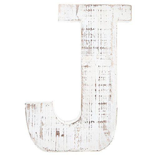 Decorative Wood Letters - J