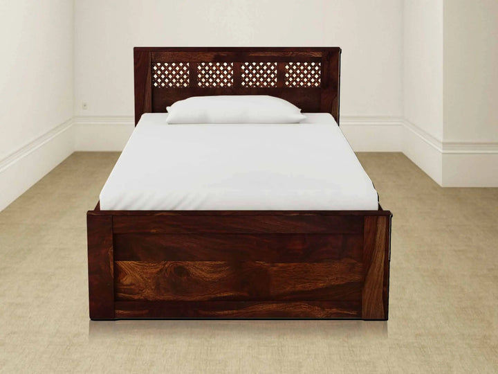 Translation missing: en.Sheesham Wood Storage Single Size Sion Bed for Bedroom Stylish 