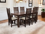 Sheesham Wood Avavia 6 Seater Dining Table Set for Home | Dining Furniture 