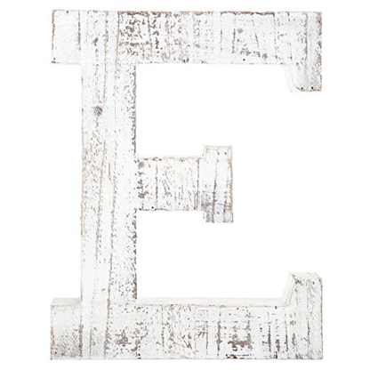 Decorative Wood Letters - E