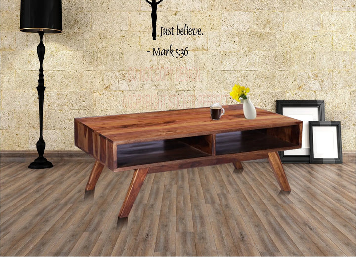 Translation missing: en.Sheesham Wood Olry Stylish Coffee Table for Living Room | Center Table for Home | Brown Finish 