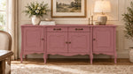 Mango Wood Rosario Sideboard Storage Cabinet for Living Room | Wooden Cabinet for Home 