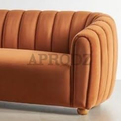 Serene Modern Channel Sofa 3-Seater Couch for Living Room