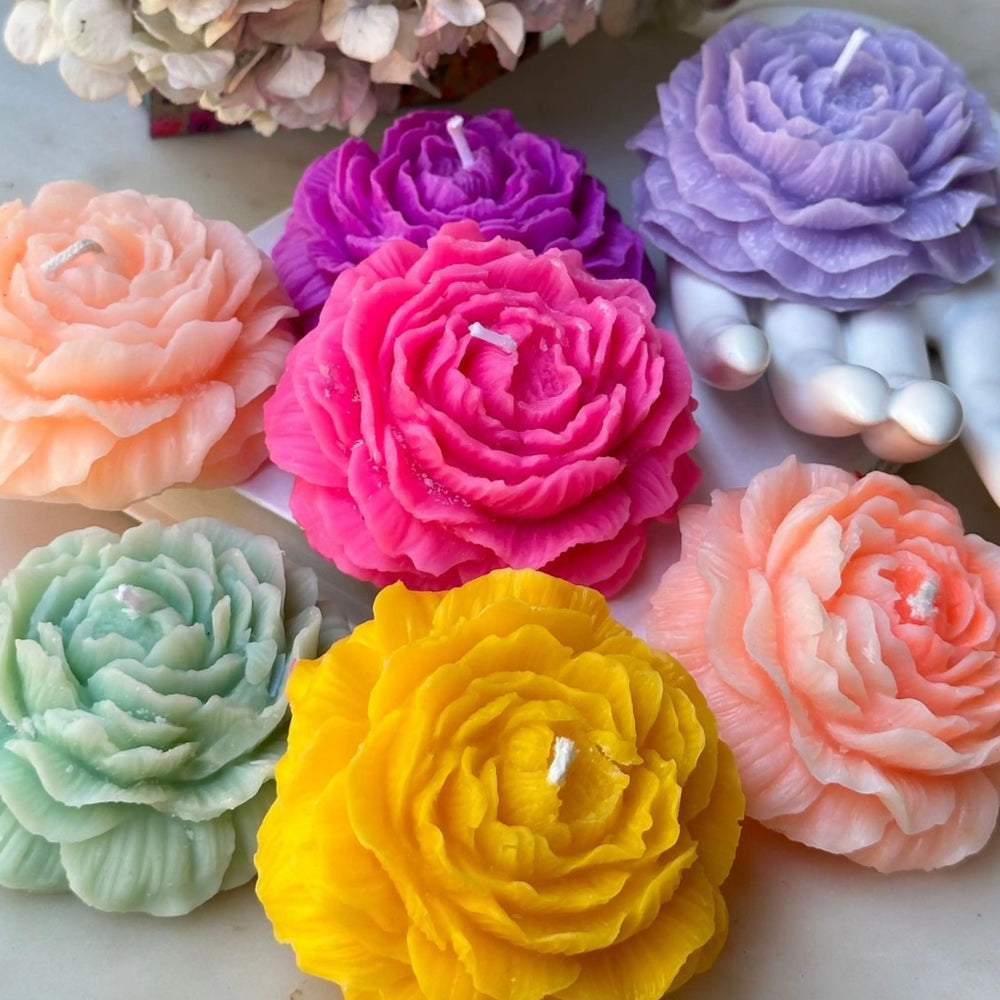 Handcrafted Bloom Candles