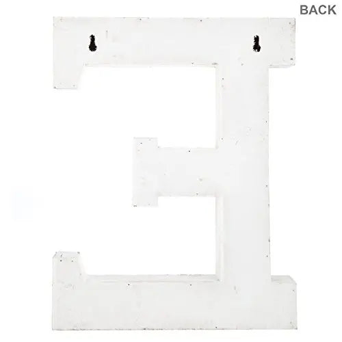 Decorative Wood Letters - E 
