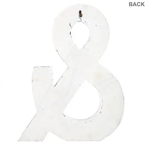 Decorative Wood Letters - & 
