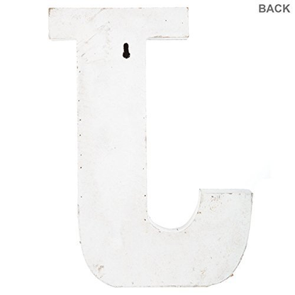 Decorative Wood Letters - J