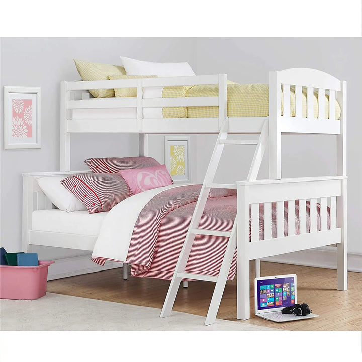 Translation missing: en.Mango Wood Coedlac Kids Bunk Beds with Ladder for Bedroom | Brown | Grey | White 