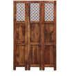 Durque 3 Panel Room Divider - Provincial Teak