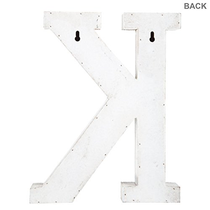 Decorative Wood Letters - K