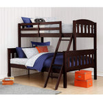 Mango Wood Coedlac Kids Bunk Beds with Ladder for Bedroom | Brown | Grey | White 