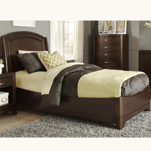 Solid Wood Box Storage Single Size Luka Bed for Bedroom Stylish | Brown Finish