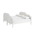 Solid Wood Joni Bunk Bed for Bedroom | White Finish 