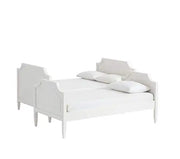 Solid Wood Joni Bunk Bed for Bedroom | White Finish 