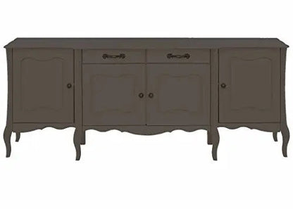 Soild Wood Teresina Sideboard Storage Cabinet with Drawer for Living Room | Opera Evening Finish 