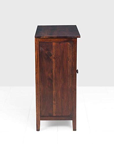 Sheesham Wood Two Tone Shoe Cabinet