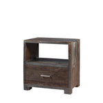 Solid Wood Mary Bedside Storage Table for Living Room 