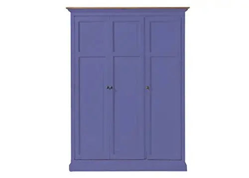 Mango Wood Multipurpose Storage Venice Wardrobe Almirah for Living Room | Cream 