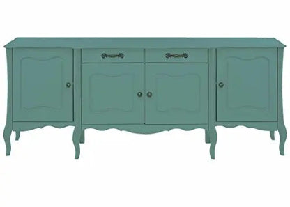 Soild Wood Teresina Sideboard Storage Cabinet with Drawer for Living Room | White Finish 