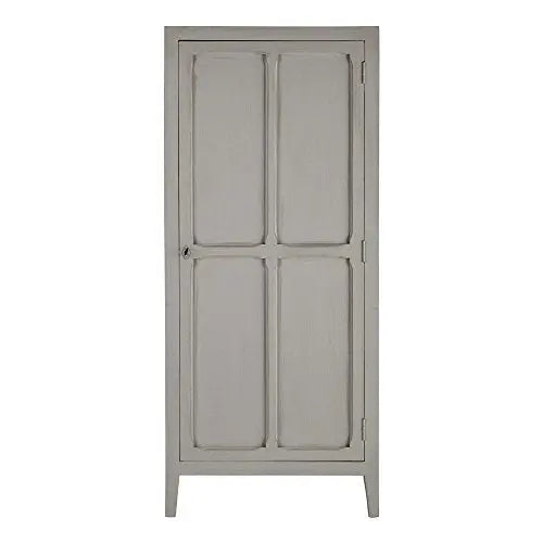 APRODZ Mango Wood Multipurpose Storage Stockholm Wardrobe for Bedroom | 1 Door and 4 Sleeves Almirah | Emperor