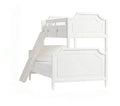Solid Wood Joni Bunk Bed for Bedroom | White Finish 
