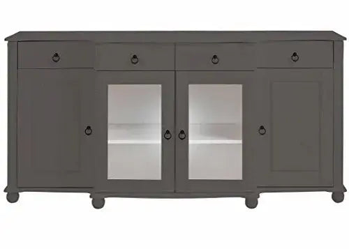 Translation missing: en.Soild Wood Teresina Sideboard Storage Cabinet with Drawer for Living Room | White Finish 