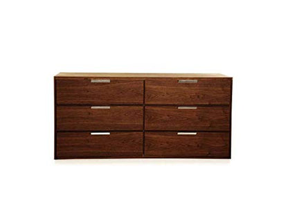 APRODZ Mango Wood Cubo Side Board Storage Cabinet for Living Room | Wenge Finish