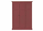 APRODZ Mango Wood Multipurpose Storage Venice Wardrobe Almirah for Living Room | Cream