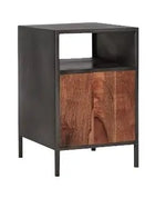 Mango Wood Gapan Bedside Table for Men 