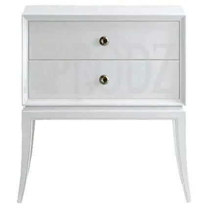 Translation missing: en.Lajas Mango Wood Bedside Table with Two Drawer 